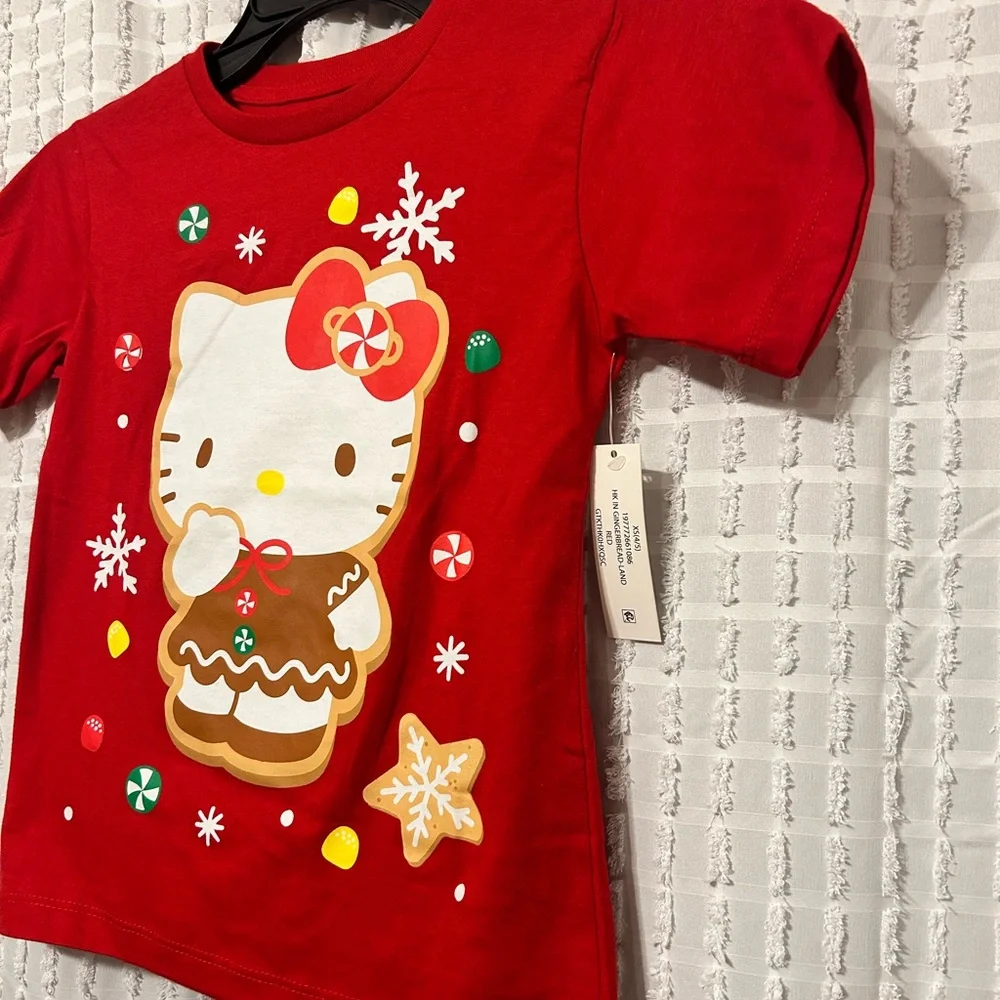 Hello Kitty Girls‎ XS 4-5 Graphic T-Shirt Red